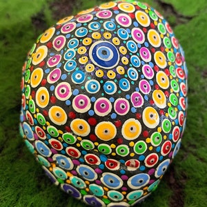 Hand Painted Meditation Rock