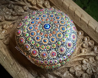 Hand Painted Meditation Rock