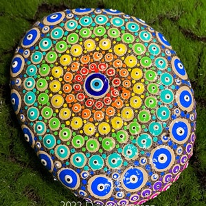 Hand Painted Meditation Rock