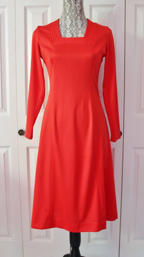 sears red dress