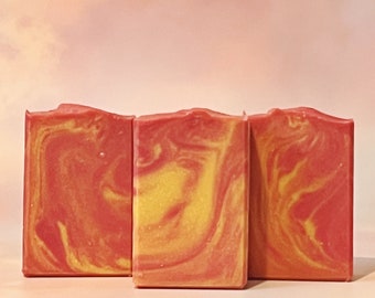 6 oz Passionfruit Nectarine Cold Process Soap