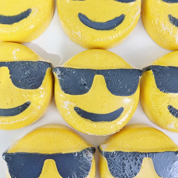 Stay Shady Emoji Bath Bomb- Cherry Citrus