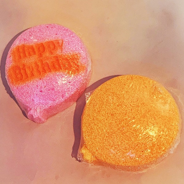Happy Birthday Bath Bomb Gift Set, Bath Bombs, Happy Birthday