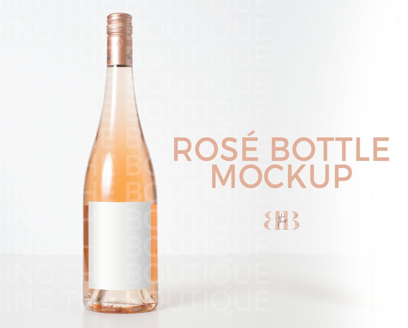 Download Rosé Bottle Mock Up Rosé Stock Photo Wine Bottle Product ...
