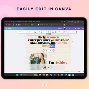 Canvaコーチングウェブサイトテンプレート、レトロなソーシャルメディアマネージャー、ライフコーチエージェンシー、インフルエンサー、VA、大胆なセールスファネル、抽象的なワンページウェブサイト 画像 7