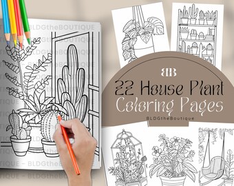 Floral Reverse Coloring Book KDP Interior Canva PLR Bundle