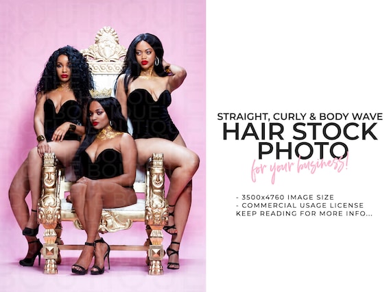 Hair bundles photoshoot