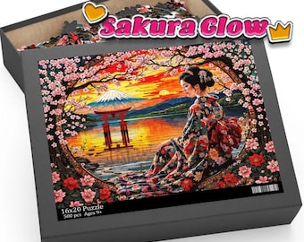 3D Japanese Interlocking Stainless Steel Cherry Blossom - ZIREL