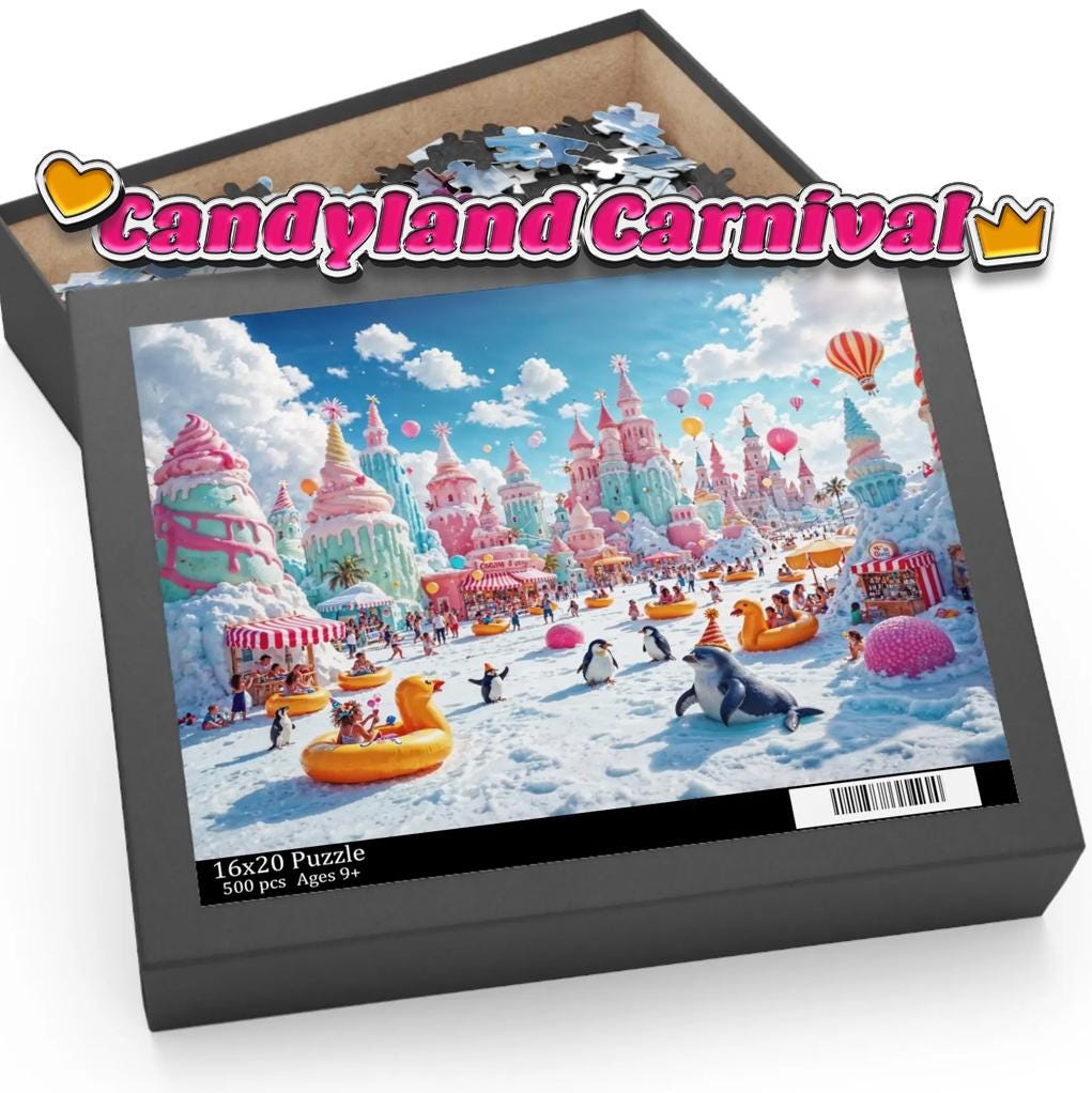 ジグソーパズル CANDY LAND BePuzzled Candy Land Impossibles Jigsaw Puzzle - Walmart.com