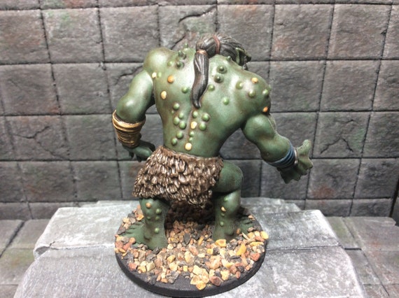 Hand Painted Feral Troll 2 Dungeons 