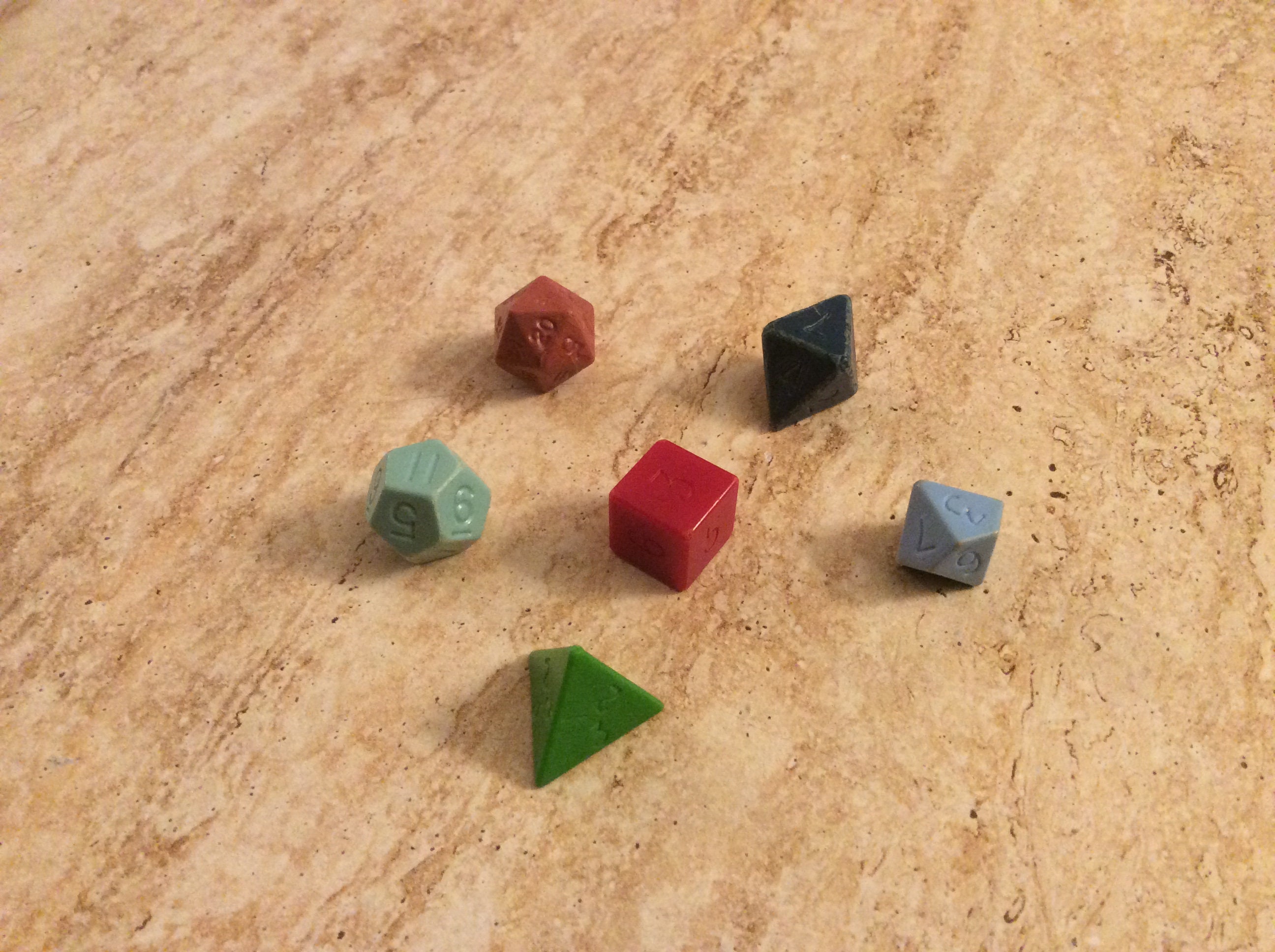 Vintage D&D Basic Dice Curated Set TSR Dungeons and Dragons Etsy