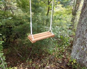 Youth Hardwood Flat Swing- Oak