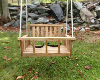 Childs Natural Double Swing with Natural Non-Toxic Finish- Ambrosia Maple