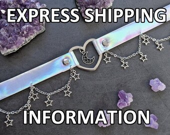 Macabre Cute Crafts Express Shipping Information - do NOT buy this listing!