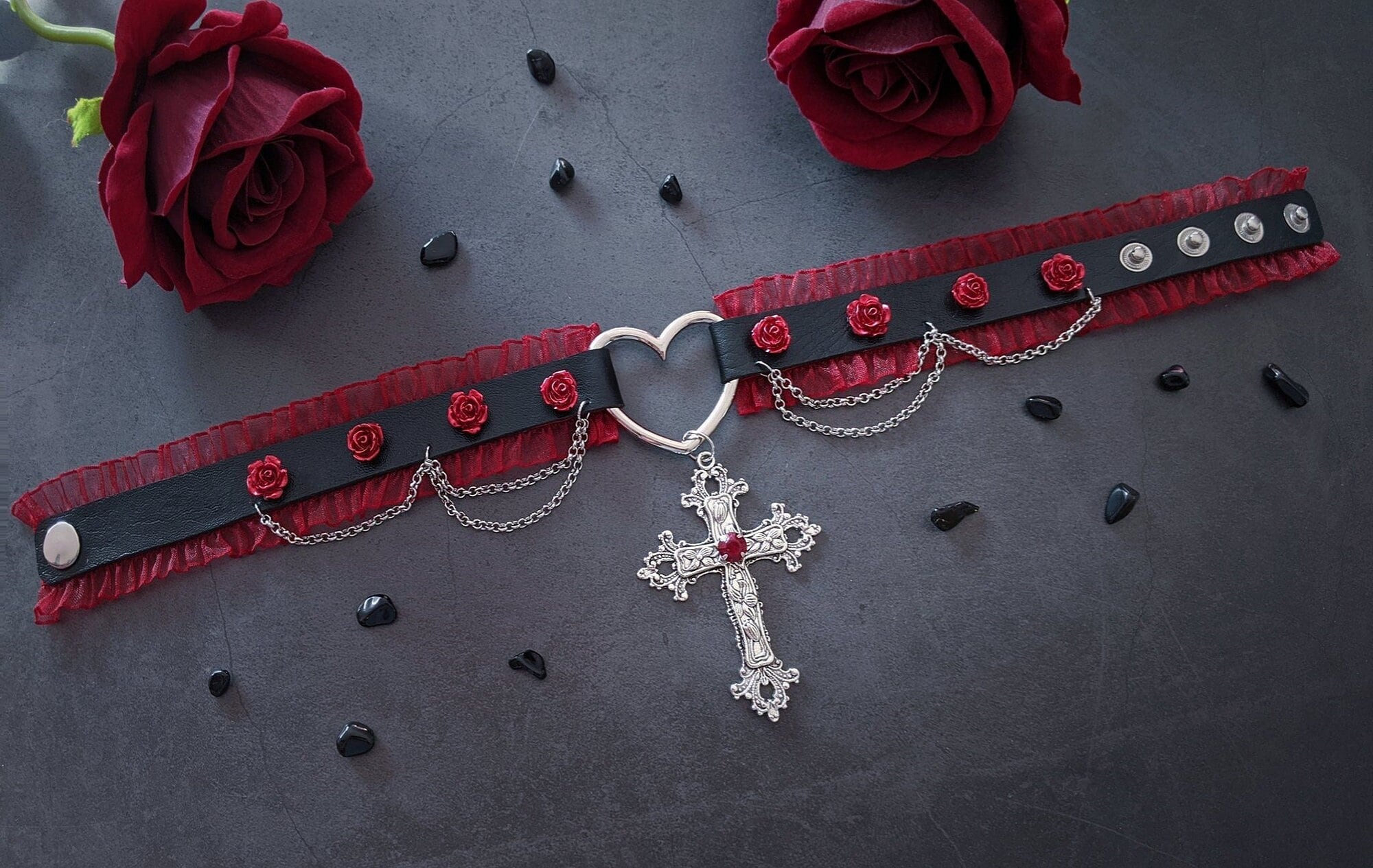 【Rosen Kreuz】RK RIVET CHOKER Rosen Kreuz】RK RIVET CHOKER | OUR BRAND,Rosen Kreuz