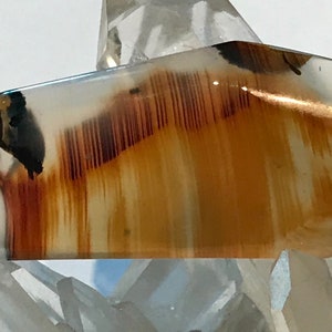 Montana Dendritic Agate Freeform Designer Cabochon/ 57mm x 26mm x 6mm