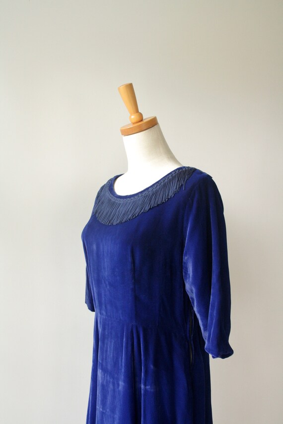 blue velvet vintage clothing