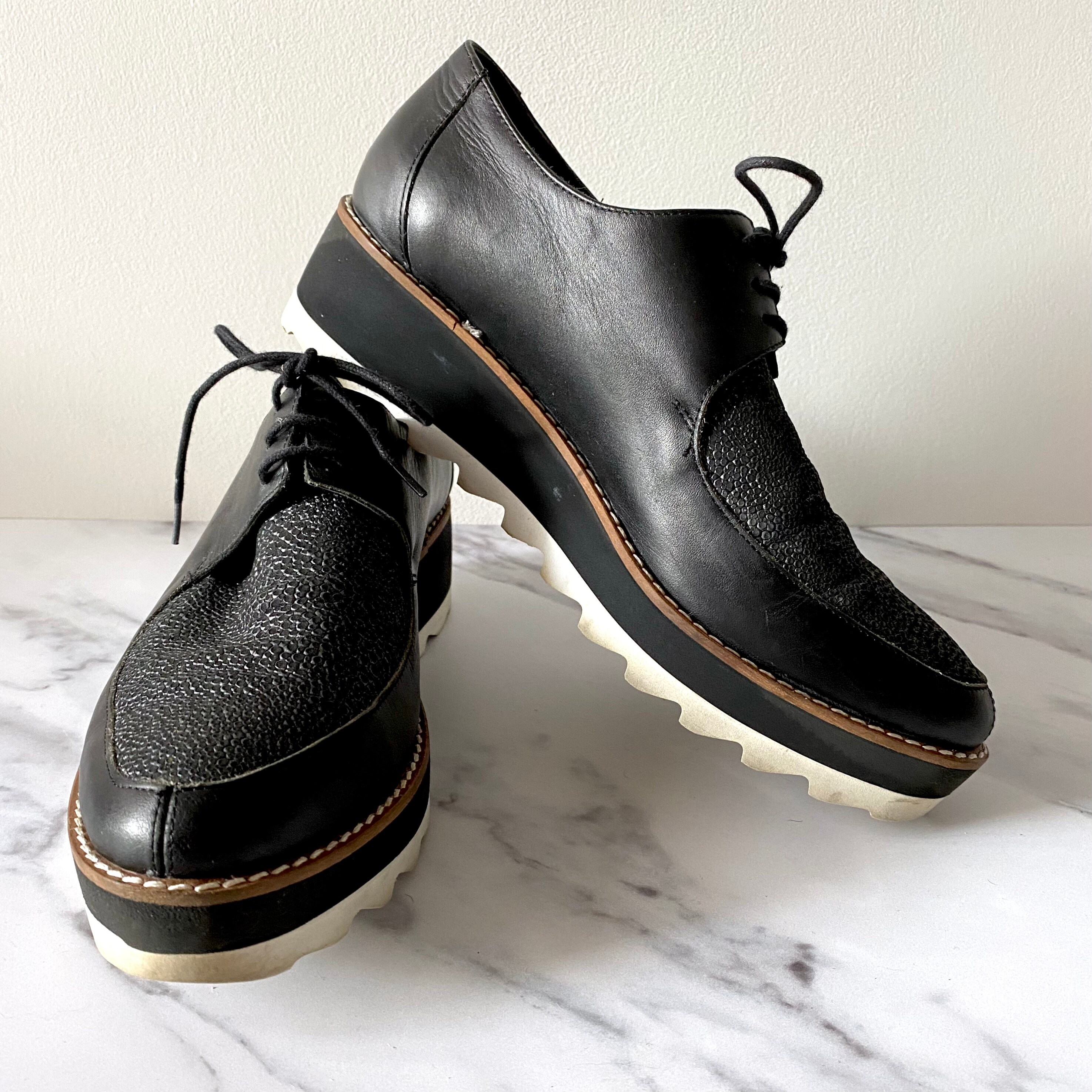 Black Creeper Shoes. Platform Creepers. Black Flat Rockabilly Etsy