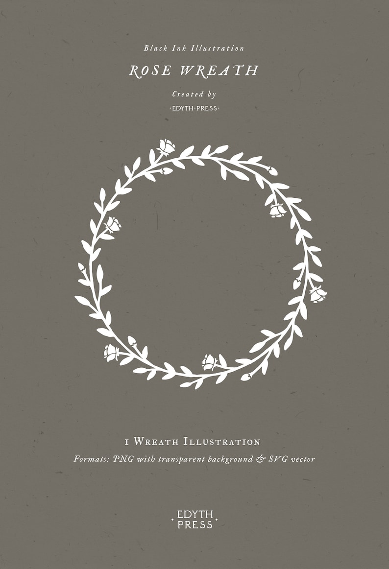 Download Botanical Leaf Rose Floral Circle Wreath Border svg cut ...