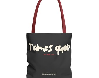 T'aimes quoi? (Cosa ami?) - Borsa tote edizione estate 2024 - ROSSO