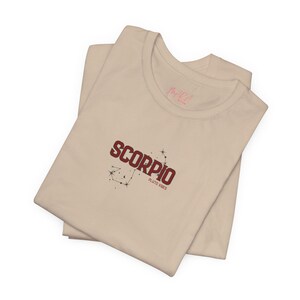 Scorpio Pluto Unisex Tee, Zodiac Shirt, Hidden Powers Loyalty, Intense Astrology Gift, Horoscope Apparel