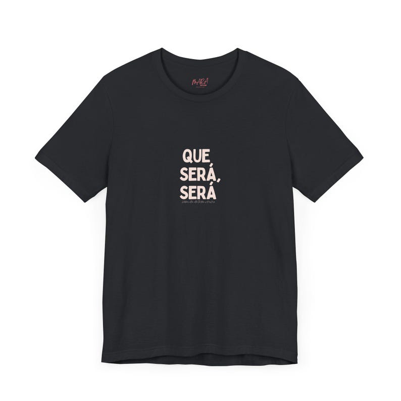 Camiseta Que Sera Sera: Camiseta de algodão penteado com cores confortáveis imagem 3