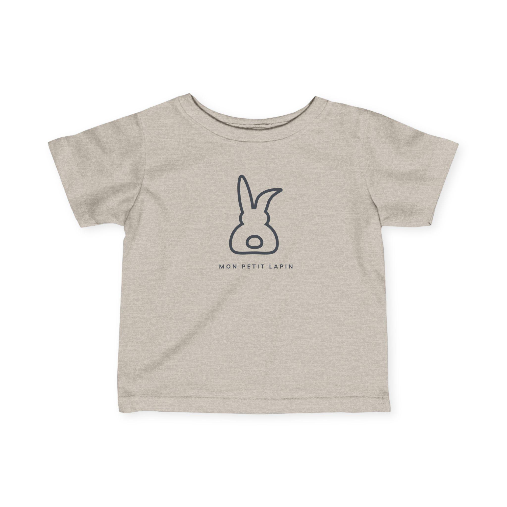 Baby Bunny Tee: 'mon Petit Lapin' Infant Shirt - Etsy