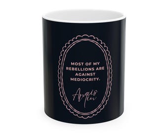 Anais Nin Quote Moody-koffiemok, keramische mok