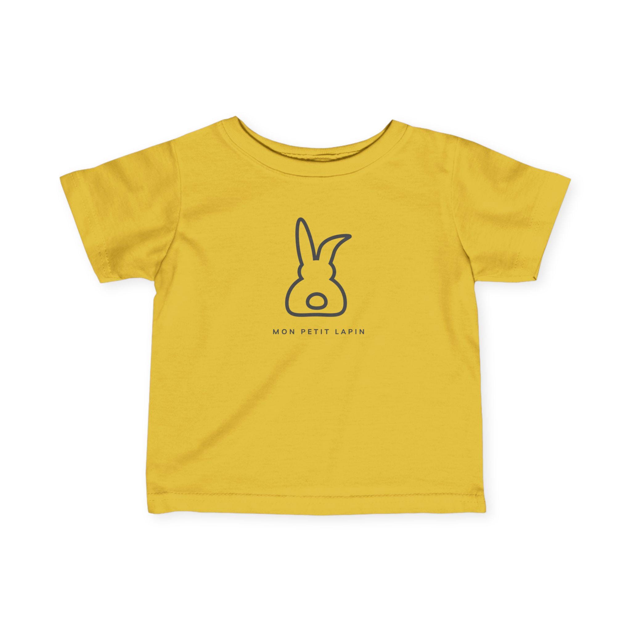 Baby Bunny Tee: 'mon Petit Lapin' Infant Shirt - Etsy