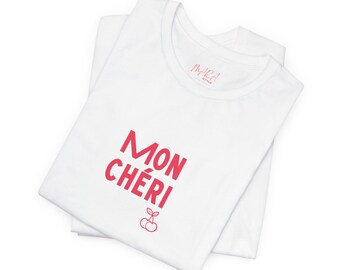 Mon Cheri Ladies Tee: French Style Romantic Shirt