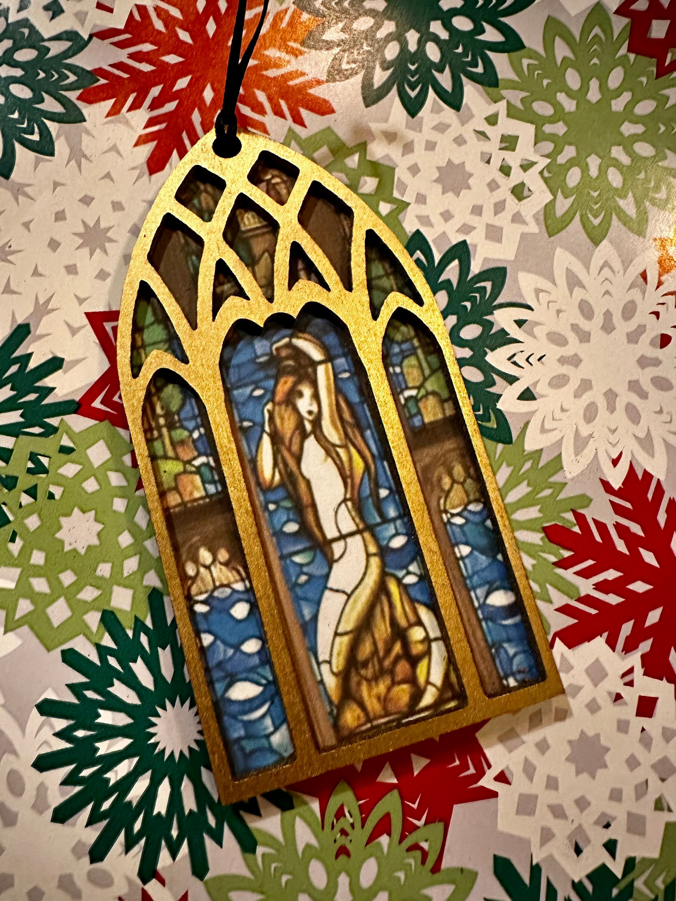 Harry Potter Mermaid Stained Glass