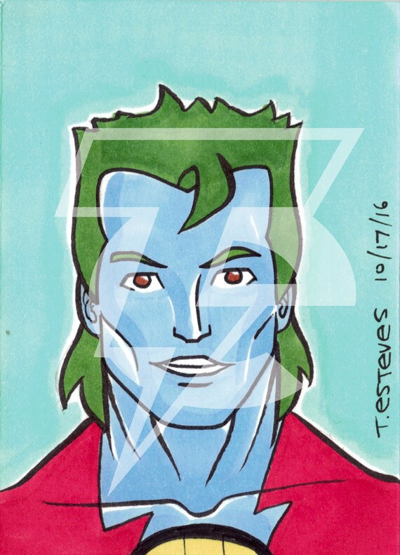 Riddler Original Sketch Card