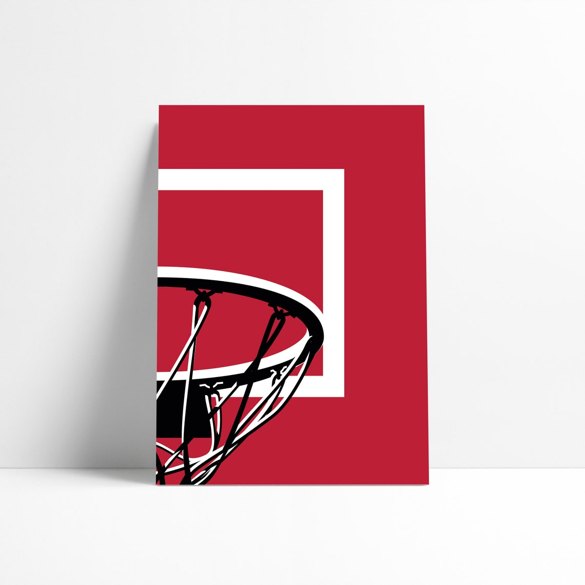 Chicago Bulls NBA Basketball Backboard Printable Print Wall Etsy Canada