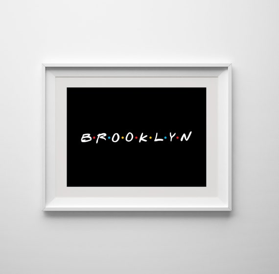 Kyrie Irving Kevin Durant Brooklyn Nets Friends Logo Etsy