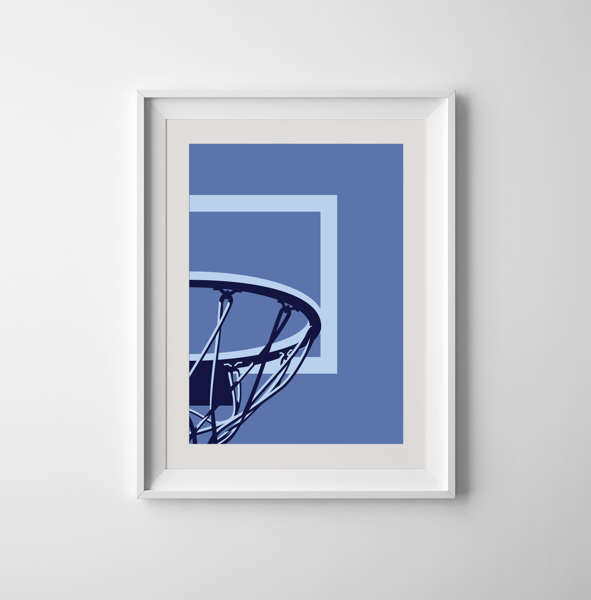 Memphis Grizzlies NBA Basketball Printable Print Wall Art Poster Minimal Abstract Artwork Digital Download Illustration Wall Art