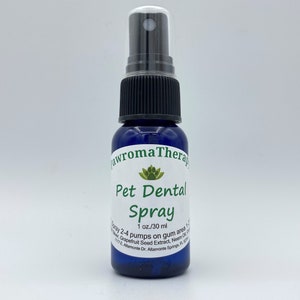 Pet Dental Care Spray for Dogs and Cats, 1oz, Natural pet teeth and gum care