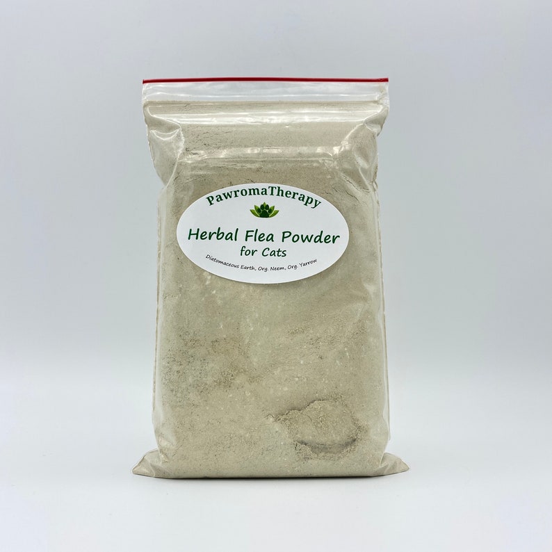 Cat Herbal Flea Powder All Natural Refill Bag 4oz Natural Etsy