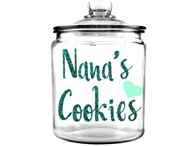 Personalized Cookie Jar Custom Cookie Jar Nana Cookie Jar Etsy