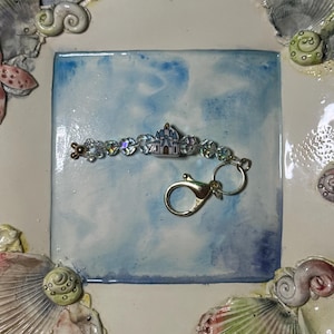 Disney key chain, castle key chain, Disney castle key chain, sleeping beauty castle, WDW keychain, Disneyland keychain