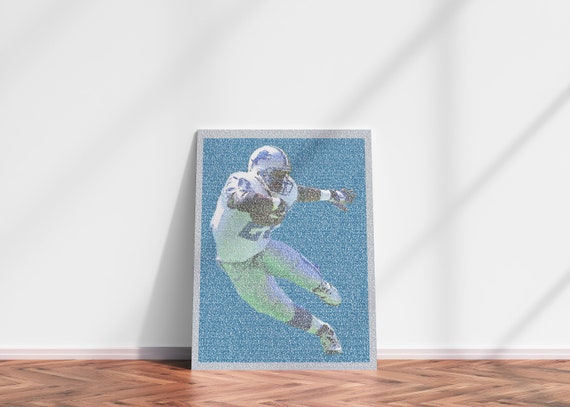 NEW 8 NFL Poster 24/" X 36/" BARRY SANDERS