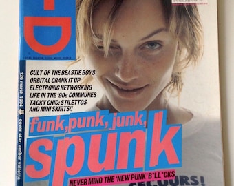 i-D Magazine | Mar 94 | Network | Amber Valletta | The Beastie Boys, Orbital, Richard Linklater | Techno, Punk | Dutch Fashion Designers