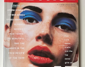 The Face Magazine | Jan 98 | Bridget Hall | Goldie, Kate Moss, Amber Valletta, Stella Tennant, Kirsten Owen, Karen Elson, Charlize Theron