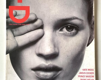 i-D Magazine | Feb 96 | Kate Moss | Lou Reed, Milla Jovovich. Alexander McQueen, Nick Cave, LL Cool J, Chloe Sevigny | Trainspotting Film