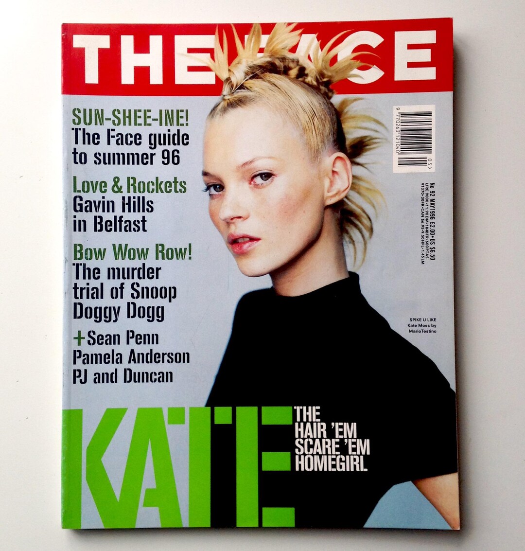 The Face Magazine | May 96 | Kate Moss | Lou Reed, Larry Clark