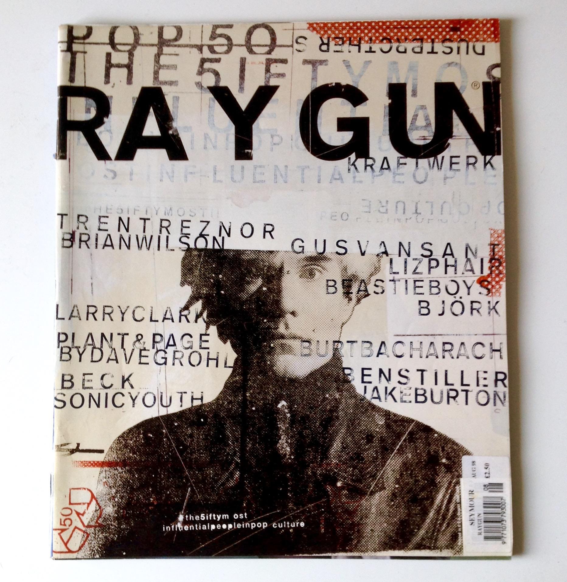 Raygun Magazine | Aug 98 | Andy Warhol | Bjork, Trent Reznor
