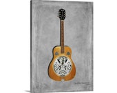 Gretsch Sho Bro Spanish 1970 Canvas Wall Art Print