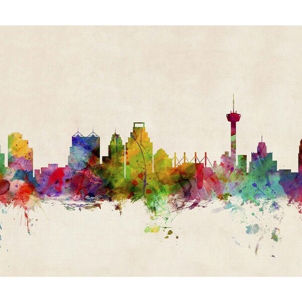 San Antonio Skyline Etsy