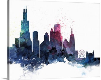 D\u00fcsseldorf Cityscape Germany D\u00fcsseldorf Skyline 4175 Watercolor Art Print Poster