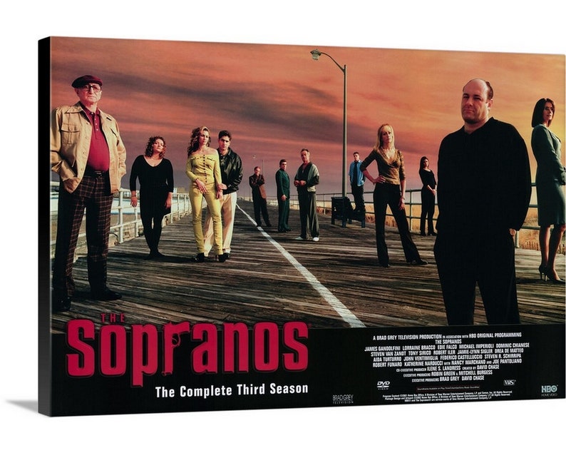 The Sopranos (2003) Canvas Wall Art Print 