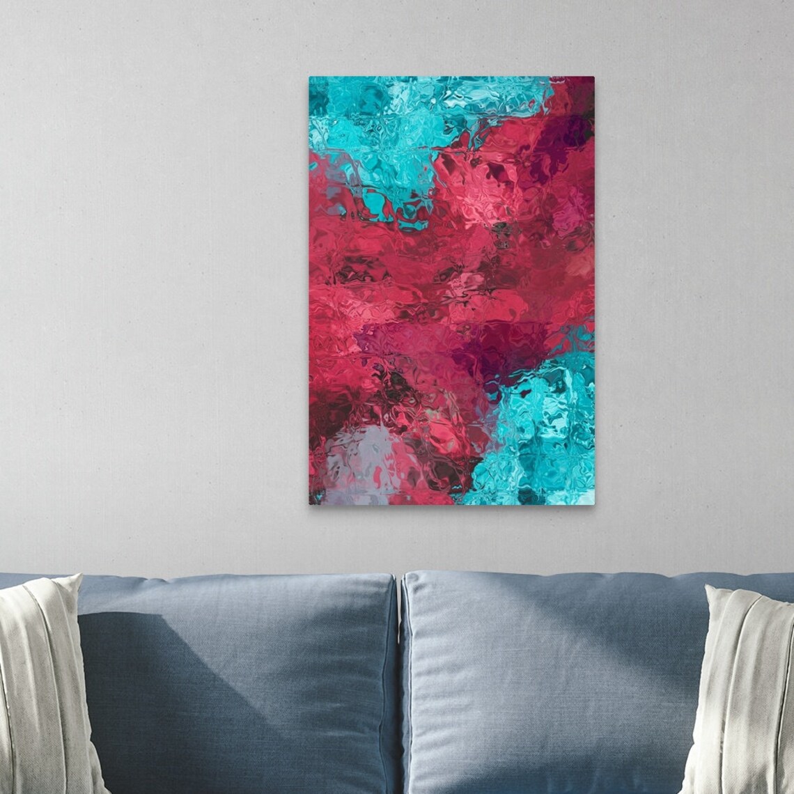 Flowing Silk Acrylic Wall Art Print | Etsy